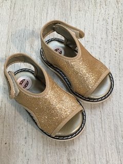 Sandalia glitter oro - comprar online