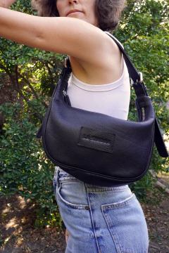 ELOÍSA cuero negro - La Simona Handbags