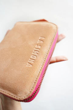 BILLETERA CATERINA - DURAZNO - comprar online