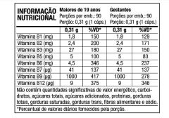 Complexo B 90 Capsulas - Anew na internet
