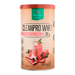 Cleanpro Whey - Frutas Vermelhas - Pote 450g - Nutrify