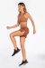 Shorts marrom Live! run neo pocket