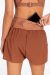Shorts marrom Live! run neo pocket