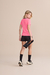 Camiseta Live! Icon Comfort na cor rosa, vista de costas com detalhes