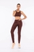Legging academia Di Paula Rejane Marrom Escuro - Aphrodite Moda Praia e Moda Fitness