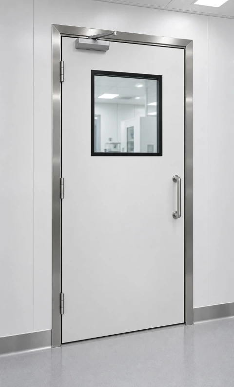 PUERTA LABORATORIO SANITARIA