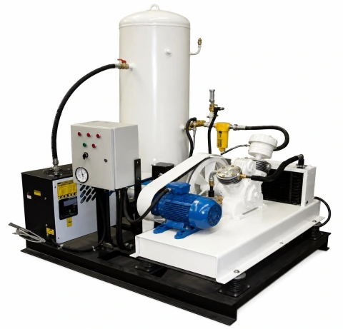 PLANTA DUPLEX DE AIRE COMPRIMIDO PARA LABORATORIO LIBRE DE ACEITE