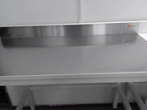 MESADA LABORATORIO REVESTIDA EN ACERO INOXIDABLE AISI 316 - comprar online