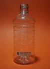 BOTELLA ANILLADA AMBAR / CRISTAL 500 ML