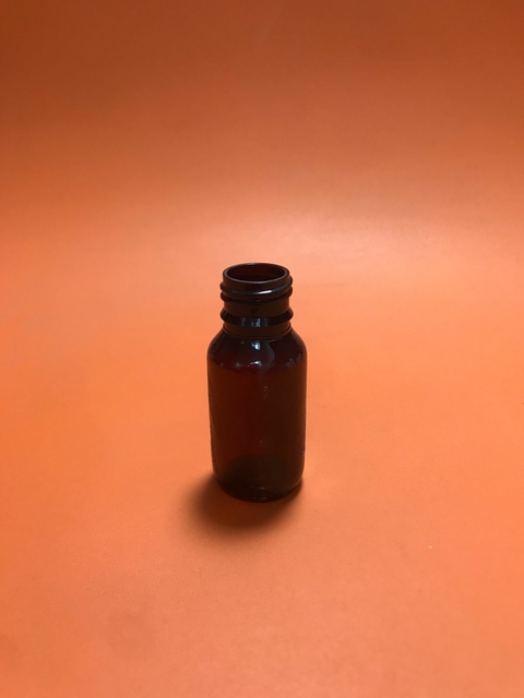 BOTELLA DE 40 ML PET AMBAR R-24