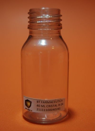 BOTELLA FARMACEUTICA 40 ML AMBAR/BLANCO/ CRISTAL - comprar en línea