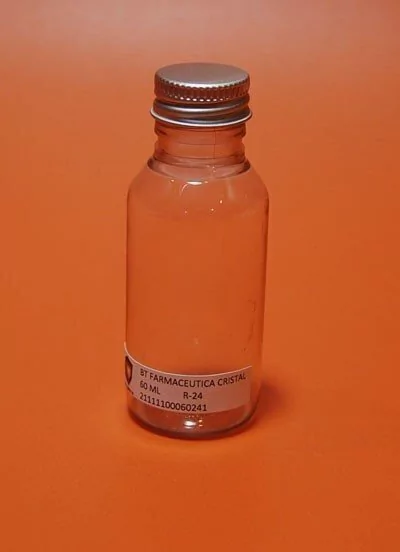 BOTELLA FARMACEUTICA 60 ML CRISTAL / AMBAR / BLANCO