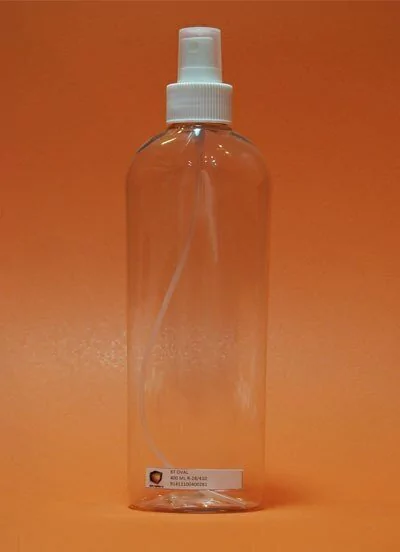 BOTELLA OVAL 400 ML R-28/410