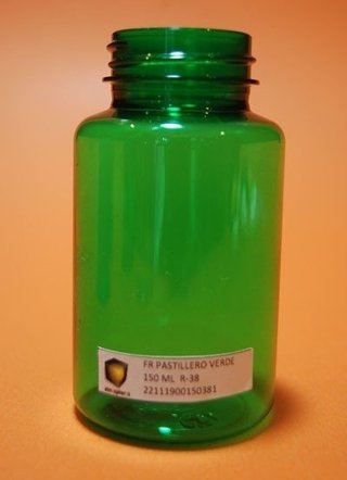 FRASCO PASTILLERO COLORES 150 ML - Envases Plásticos - Atmospheres