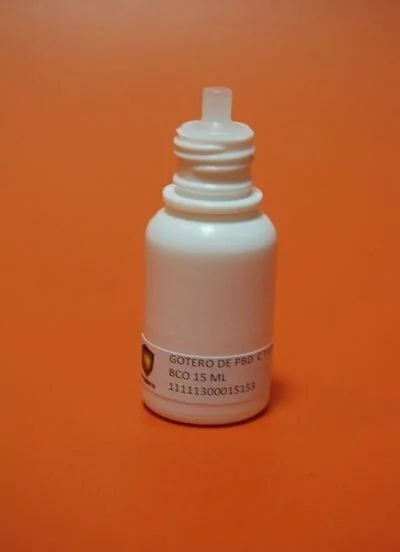GOTERO DE 15 ML PBD C T E INVER BCO