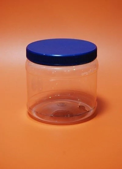TARRO CILÍNDRICO CRISTAL 1,000 ML / 1 KG R-110