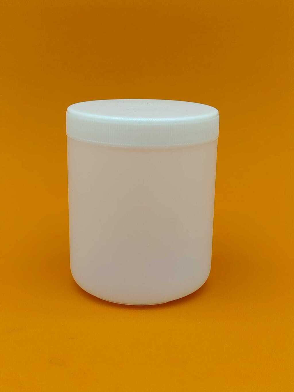 TARRO PEAD NUTRACEUTICO 500 ML CON TAPA R-89