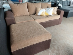 Juego de sillón esquinero Top con puff