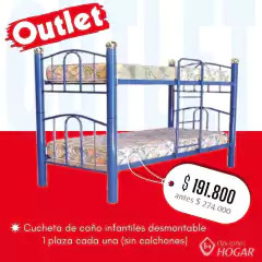 Cuchetas desmontables infantiles