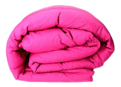 Acolchado abrigo reversible liso 1 plaza - OPCIONES HOGAR