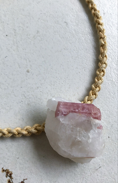Choker Nature Turmalina Rosa