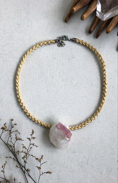 Choker Nature Turmalina Rosa - comprar online