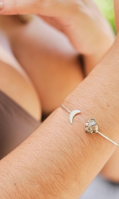 Bracelete Luni em Prata 925 - Guria Carioca