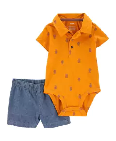 Set de body y bermuda Carter's