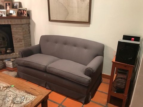 Retapizado sofa de 2 cuerpos