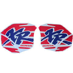 Kit de gráficos premium para Honda XR600R modelo 1994 en colores rojo, azul y blanco con logo XR y texto Honda