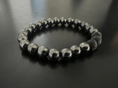Imagen de Pulsera HEMATITA & LAVA