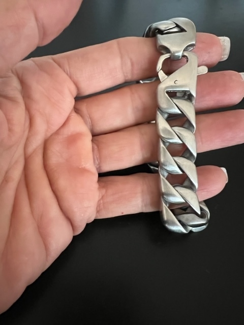 Pulsera CADENA CERRADA (arenada o brillante)