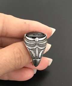 Anillo OVAL ONIX ROCOCO