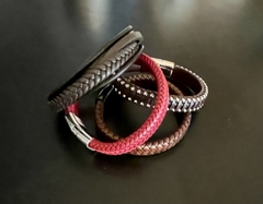 Pulsera TEJIDA COLORADA en internet