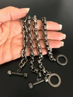 *Pulsera Cierre Tiffani Circulos Satinados - comprar online