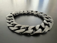 Pulsera PLANA NEGRA MATE - comprar online