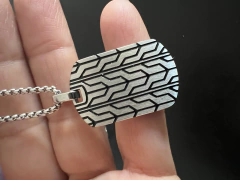 Collar CHAPA HUELLA - tienda online