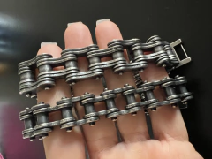 *Pulsera CADENA DE MOTO SATINADA en internet