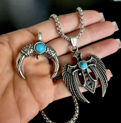 Dije Cruz con alas & strass - tienda online
