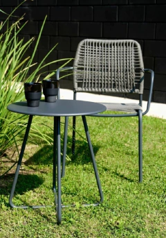SET DE EXTERIOR RATAN GRIS - comprar online
