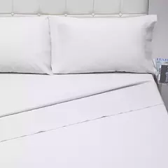 Sabana Danubio Colors 144 Queen Size Blanco
