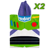 Poncho de Toalla Disney Piñata Diseño Toy Story (2 Unidades)