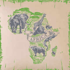 Funda de Almohadon 40x40 VH Fabrics Diseño Africa