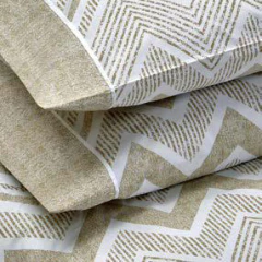 Sabana Fiesta 180 Twin Size Diseño Chevron