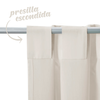 Cortina Ambiente Blackout Textil Kavanagh Color Natural