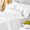 Sabana Danubio Colors King Size 200 Hilos Color Blanco