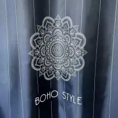 Cortina Baño Teflon Linea Estampada Diseño Boho Style