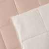 Acolchado Simil Plumon Reversible 2 Plazas Kavanagh Color Avellana/Nude