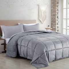 Acolchado 1 Plaza Kavanagh Soft Color Gris