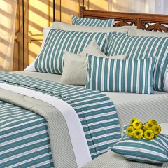 Sabana Danubio Stripes 144 Hilos 2 Plazas Dominic Smoke